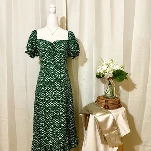 Green Daisy Dress
